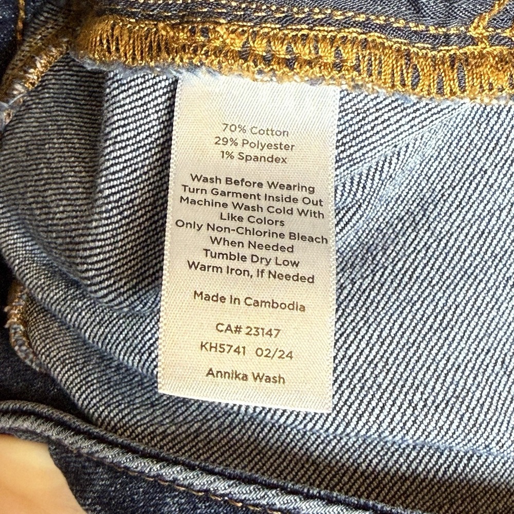 Talbots Everyday Relaxed Jeans Medium Wash Denim Women's Size 20WP - Picture 6 of 8